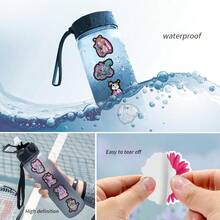 60 件深色哥特式贴纸美学乙烯基贴纸高品质贴纸贴花剪贴簿、日记、笔记本电脑、保险杠、滑板、水瓶、电脑、手机贴纸可以为您的生活带来很多乐趣，是送给成人的完美礼物 - 彩色 - 查看 6