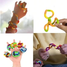 1/3/5/10/20 peças de brinquedos sensoriais para adultos autistas, brinquedos de torção de dedos, brinquedos para alívio da ansiedade e do estresse, brinquedos coloridos e silenciosos para os dedos, cores aleatórias