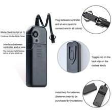 Balabaxer 5 件装 9 英尺 El Wire 套装，多种颜色可选，配有便携式电池盒，可用于 KTV 家庭聚会音乐节等场合，可安装在服装上跳舞使用，灯光绚丽 - 粉色 - 查看 4