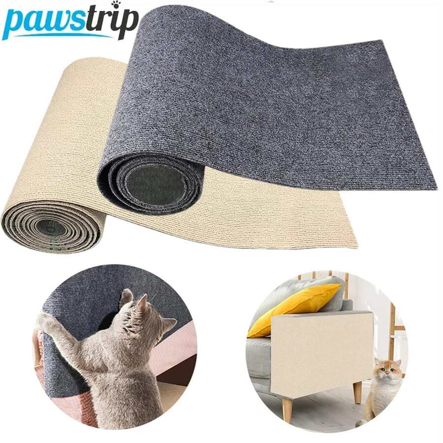 Cat Scratching Mat Cat Scratcher Sofa Tape Scratching Post Self