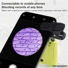 Draagbare handmicroscoop voor kinderen STEM-educatieve zakmicroscoop Thuisschoolset Biologische wetenschap Educatief speelgoed voor kinderen