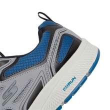 Skechers 220081-GYBL 男士运动跑鞋，时尚透气 - 灰色/藍色 - 查看 5