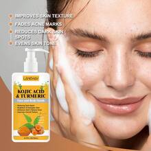 LANEMAY Kojic Acid &Turmeric Face And Body Scrub - Ức chế, Giảm và Cải thiện tình trạng Xỉn màu da, Dưỡng ẩm và Làm sáng da - Chăm sóc da cho mọi loại da - Màu vàng - Xem 2