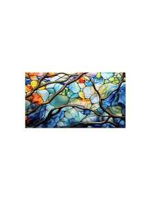 1pc PVC Window Privacy Film Static Clings Stickers Rainbow Film For Glass Door Heat Control Anti UV Color Shattered Creativity - Multicolor - View 18