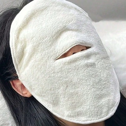 1pc Reusable Thermal Warm/Cool Facial Mask Face Towel Home Bathroom Decor Fall Decor Back To School For Beauty Salon Home Bathroom