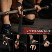 1 par de muñequeras, adecuadas para culturismo, levantamiento de pesas, entrenamiento de fuerza muscular, levantamiento de pesas de alta intensidad, fitness y ejercicio, ideal para gimnasio, deportes, fitness, entrenamiento en casa, accesorios deportivos, accesorios de fitness, accesorios de entrenamiento de fuerza. - Multicolor - Ver 6