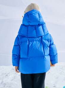 mini bala 男孩女孩外套輕便冬季外套 - 深藍 - 查看 3