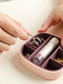 Hộp đựng trang sức hình trái tim 1 món, Hộp đựng trang sức để bàn, Hộp đựng gương hai lớp, Dùng đựng nhẫn, mặt dây chuyền, vòng cổ, hoa tai, trang trí nhà cửa, Quà tặng Giáng sinh, Quà tặng năm mới, Quà tặng cho phụ nữ, Hộp đựng gương hai lớp, Hộp đựng trang sức, Trang trí phòng làm đẹp, Trang trí nhà cửa và trang trí phòng ngủ, Hộp đựng trang sức và mỹ phẩm hình trái tim bằng nhựa, Có hộp đựng gương hai lớp, Giá để phụ kiện để bàn di động - Nhiều màu - Xem 7