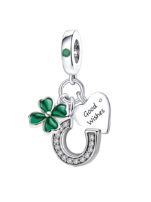 1pc Fashionable Cactus Pendant Bead, Suitable For Women's Bracelet, Bangle DIY Jewelry Making And Daily Outfit Accessories, Also Suitable For Girls To Wear. - Silver - View 2