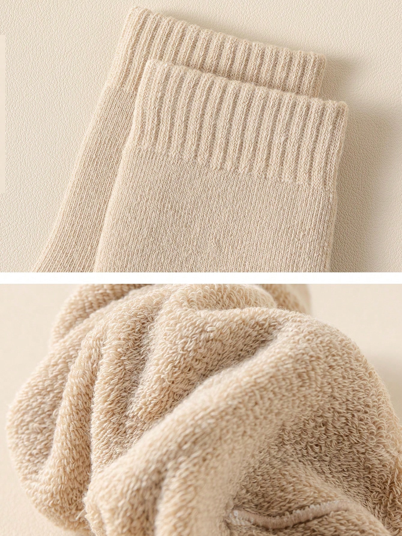 5 أزواج جوارب طاقم للأطفال، جوارب صلبة ذات لون واح...