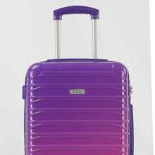 UUH - 4 Piece Luggage Set - Rugged ABS Material, Smooth Dual Wheels, TSA Certified Lock, 13/20/24/28 Inch Gradient Colours, Ultra-Lightweight Design - Suitable For All Travels, Christmas, Gifts, New Years - Red Violet - View 3
