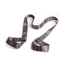 1 件瑜伽垫带，可调节耐用瑜伽垫带，拉伸带，腿部拉伸带，适用于瑜伽垫瑜伽锻炼 - 彩色 - 查看 14