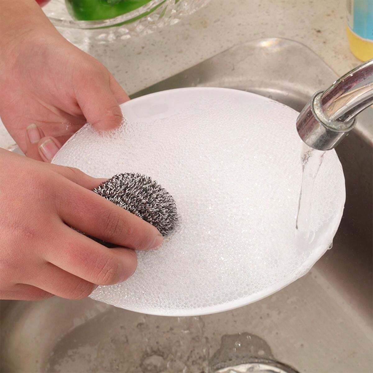 20Pack Stainless Steel Scrubbing Scouring Pads No Electricity Needed