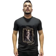 Personalized T-Shirt Of The King Of Football Pelé Color: Black; Size: XL - 黑色 - 查看 2