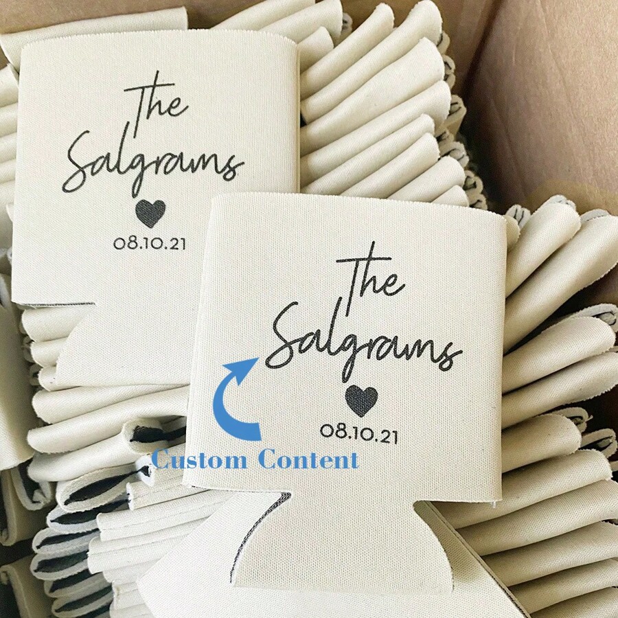 20 Peças Manga de Bebida Resfriadora Personalizável para Noiva, Isolante de Bebida de Espuma Impressa, Presente de Resfriador para o Dia dos Pais, Presente de Agradecimento de Casamento, Multifuncional, Ornamental, Requintado, Estiloso, de Alta Qualidade, Colorido, Moderno, Personalizado, Único, Presentes Ideais para Ele, Presentes Ideais para Ela, Namorado, Pai, Namorada, Mãe, Família, Amigos, Sala de Chá, Casa, Jardim, Escritório, Para Aniversários, Para o Dia dos Namorados, Para o Dia das Mães, Para Aniversários, Para o Dia dos Pais, Para Formatura, Para Casamentos, Para Inauguração da Casa, Essenciais de Cozinha, Lembrancinhas de Despedida de Solteira - Multicolorido - Visão 1