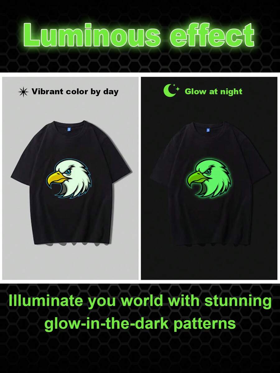 30pcs/Set GlowInTheDark DTF Printing Film, Heat Transfer Vinyl Film