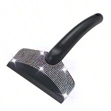 1pc Diamond Studded Snow Scraper, Automotive Snow Removal Tool, Car Cleaning,Car Accessories - Short Handle - View 15