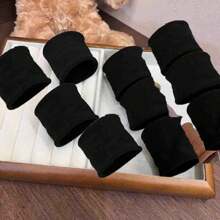 5/10/20/30/40pcs Extra Thick & Wide Seamless Hair Ties,Elasticity Hair Ties: Wide, Soft, Elastic Hair Ropes- High Elasticity Ponytail Holders With Non-Slip Grip, Soft, And Comfortable - Basic Hair Ties For All Hairstyles, Women's Hair Accessories, Hair Bobbles