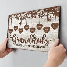 Catygift Tên tùy chỉnh - Làm cho cuộc sống thêm tuyệt vời - Tranh treo tường hình cây trái tim mang tên gia đình - Tranh canvas đóng khung tùy chỉnh cá nhân hóa, Quà tặng gia đình, Quà tặng cho người thân, Quà tặng, Ngày Valentine, Trang trí Ngày Valentine Chống thấm nước, Chống nấm mốc Phong cách, Đáng yêu, Chất lượng cao Tùy chỉnh, Cá nhân hóa, Độc đáo Quà tặng lý tưởng cho con trai, con gái, học sinh, Ngày Valentine, Trang trí nhà cửa, Quà lưu niệm, Có thể tái sử dụng, Đáng yêu, Chất lượng cao, Túi đựng đồ du lịch, Quà tặng Ngày của Mẹ - Như được hiển thị - Xem 8