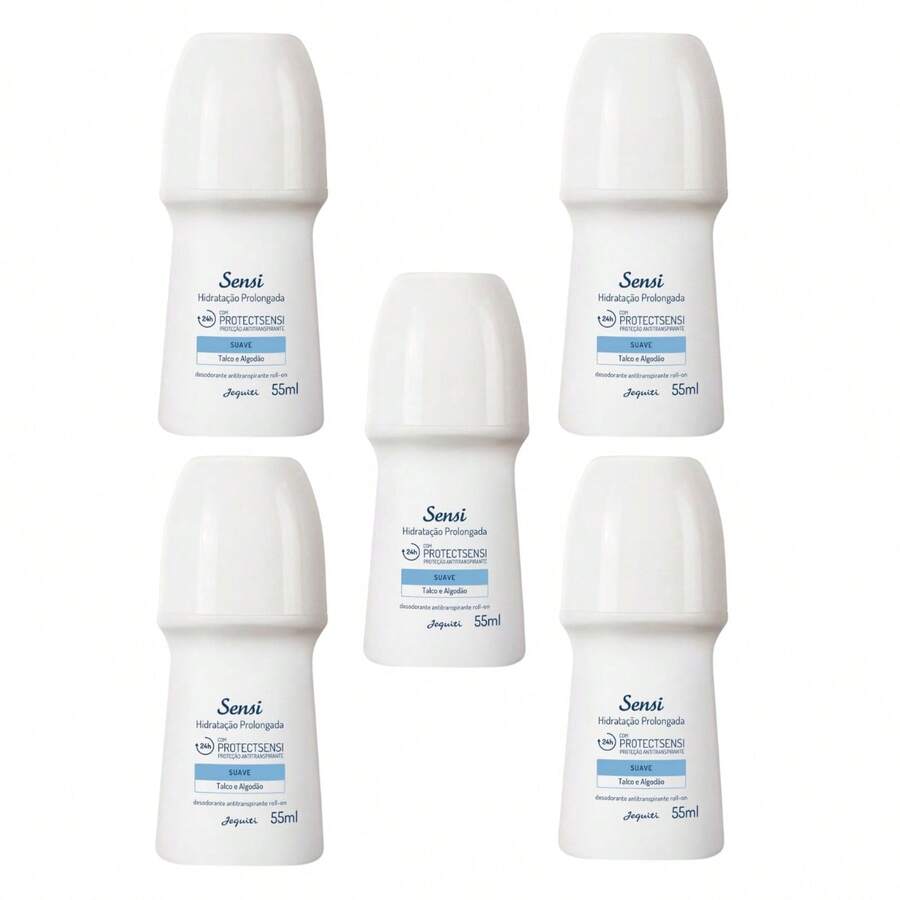 5 Sensi Suave Feminine Roll On Deodorants 55ml - Jequiti - 白色 - 查看 1