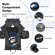 The Ultimate Waterproof Travel Duffel Bag - Spacious And Stylish Weekend Travel Bag, Unisex, Perfect For Gym, Yoga And Vacation - Comes With A Toiletry Bag, Shoe Cabinet And Waterproof Wet Bag