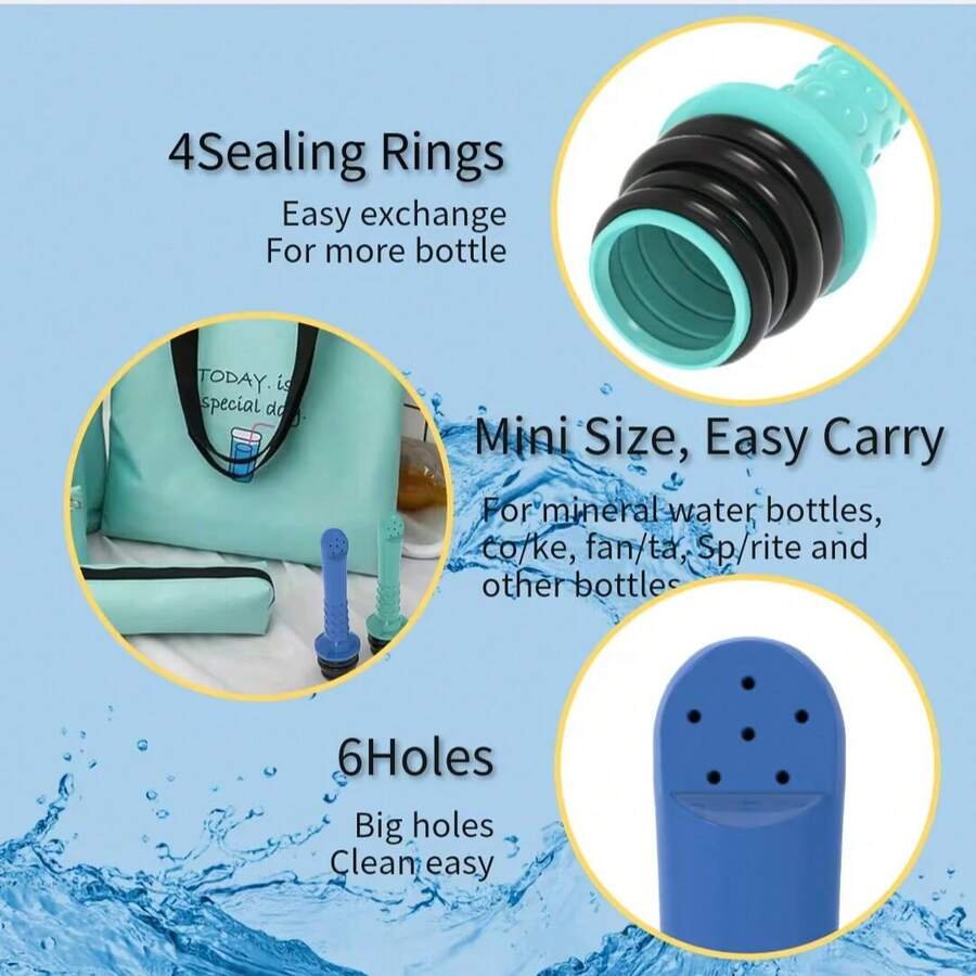 Mini Personal Hygiene Bidet Sprayer, Fits Into Bottles For Travel Use