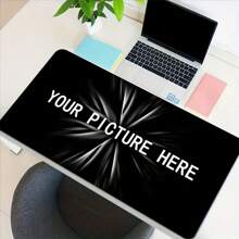1pc Customizable Large Mouse Pad With Non Slip Rubber Base - Personalized Office Desk Pad, Office Decoration, Suitable For DIY Gifts For Boyfriends/Girlfriends, Birthdays And Anniversaries, With PET, Couple Or Family Photos - Rubber Material Back To School,Multi-Functional,Ornamental,Reusable,Modern,Colorful,Cute,Vintage,Cartoon,Kawaii,Custom,Personalized,Unique,Customized,Workers,Clients,Students,For Business/Work/Office,For School