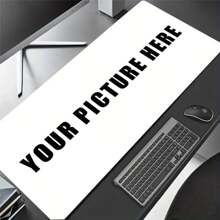 1pc Customizable Large Mouse Pad With Non Slip Rubber Base - Personalized Office Desk Pad, Office Decoration, Suitable For DIY Gifts For Boyfriends/Girlfriends, Birthdays And Anniversaries, With PET, Couple Or Family Photos - Rubber Material Back To School,Multi-Functional,Ornamental,Reusable,Modern,Colorful,Cute,Vintage,Cartoon,Kawaii,Custom,Personalized,Unique,Customized,Workers,Clients,Students,For Business/Work/Office,For School