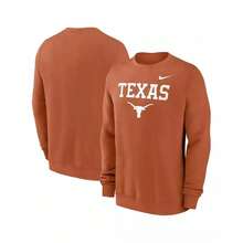 Nike Men's Texas Orange Texas Longhorns Primetime Primary Stack Pullover Sweatshirt - Burnt Orange - View 2