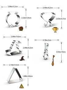 1pc Stainless Steel Cookie Cutter Mold, Magical Castle, Owl Scarf DIY Tool - Cookie Cutters - View 2