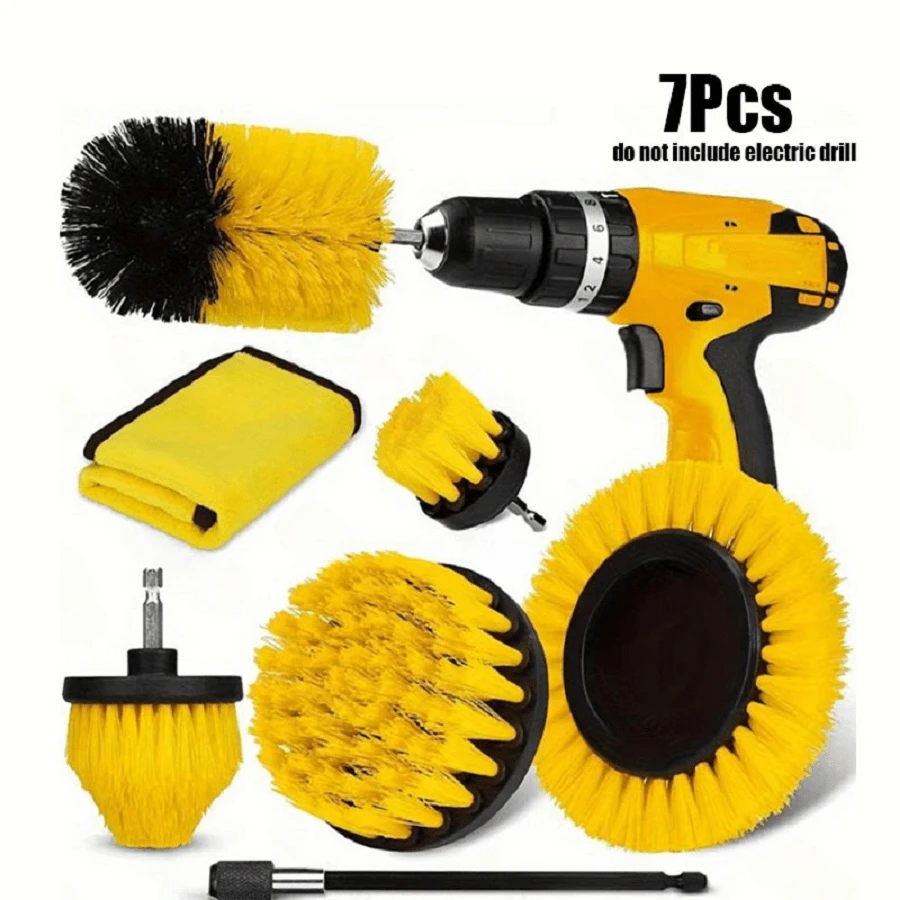 620piece Set Electric Drill Brush Tip For Cleaning Car, Boat, Seat