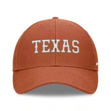Gorra ajustable de los Texas Longhorns para hombre en color naranja texas de Nike - Naranja Quemada - Ver 4