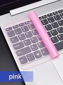 2pcs/1pc Laptop Keyboard Film Silicone Pad Universal 15.6/17 Inch Protective Cover Color Ultra-Thin Protective Film Simple Dust Transparent Film Dirty Cover Back To School Gaming Mouse Pad Desk Accessories Office Supplies Office Office Desk Accessories Mousepad Mouse Pad For Desk - Multicolor - View 14