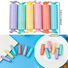 1 buc/3 buc/6 buc mini evidențiator pixuri, 6 markere evidențiatoare neon colorate, vârf dalta drăguț pentru petrecere cu bomboane, ziua de naștere, desen, poster, jurnal, felicitare, rechizite școlare și de birou, înapoi la școală