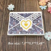 zhuzijian 3D Envelope Die Cuts Box Metal Cutting Die Set Flower Chocolate Gift Holder Scrapbooking Die-Cut Embossing DIY Paper Craft Holiday Greeting Home Decor