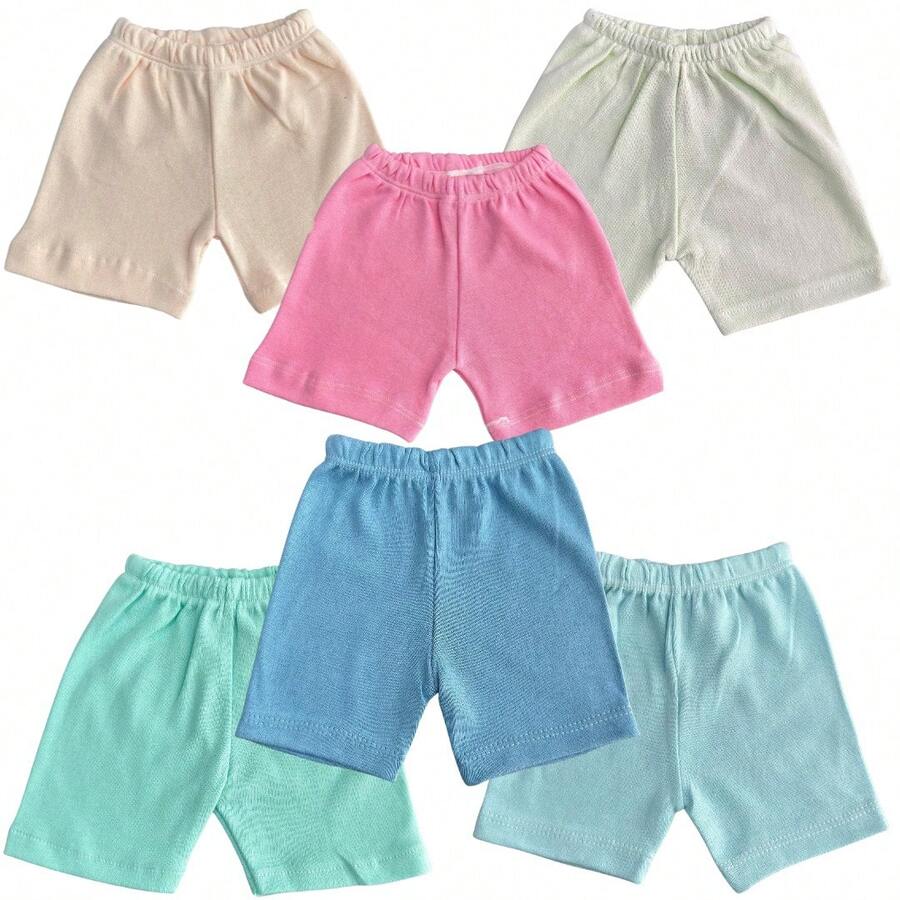 Kit 3 Shorts Swim Trunks Diaper Cover Baby Clothes Maternity Baby Clothing Children's Personalized Printed Boy - 藍色 - 查看 1