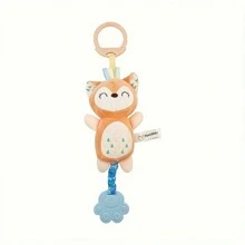 Plush Baby Toy With Portable Hanging Ring Chimes Toy - Baby Stroller Chimes Plush Rattle Doll, Suitable For Car Seat, Random Color Accessories