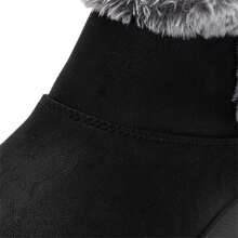 Skechers 1 件女士黑色保暖内衬中筒雪地靴，款式编号 144660-BBK - 全黑色 - 查看 5