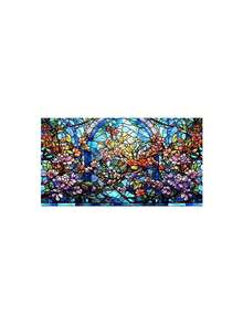 1pc PVC Window Privacy Film Static Clings Stickers Rainbow Film For Glass Door Heat Control Anti UV Color Shattered Creativity - Multicolor - View 14