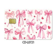 带蝴蝶结的猫信用卡贴纸、无气泡超薄信用卡贴纸、钥匙保护贴纸、运费、借记卡、信用卡趣味工艺贴纸、剪贴簿、礼品和工艺贴纸奖励、礼品贴纸、返校、学校用品