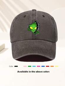 1 Gói Mũ lưỡi trai in hình người ngoài hành tinh màu xanh lá cây cho bố, Mũ lưỡi trai bóng chày cổ điển giặt cũ, Mũ lưỡi trai ngoài trời có thể điều chỉnh cho du lịch mùa xuân và mùa thu, Kỳ nghỉ bãi biển, Thể thao, Phong cách thập niên 2000, Mũ lưỡi trai cho bố, Quà tặng Giáng sinh tuyệt vời nhất - Kim 400 nhiều màu - Xem 9