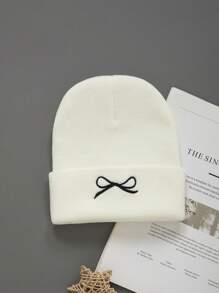 1 件装针织新生儿婴儿帽子冬季春季儿童无檐便帽男童婴幼儿配饰儿童帽子弹力 - 1PC - 查看 24