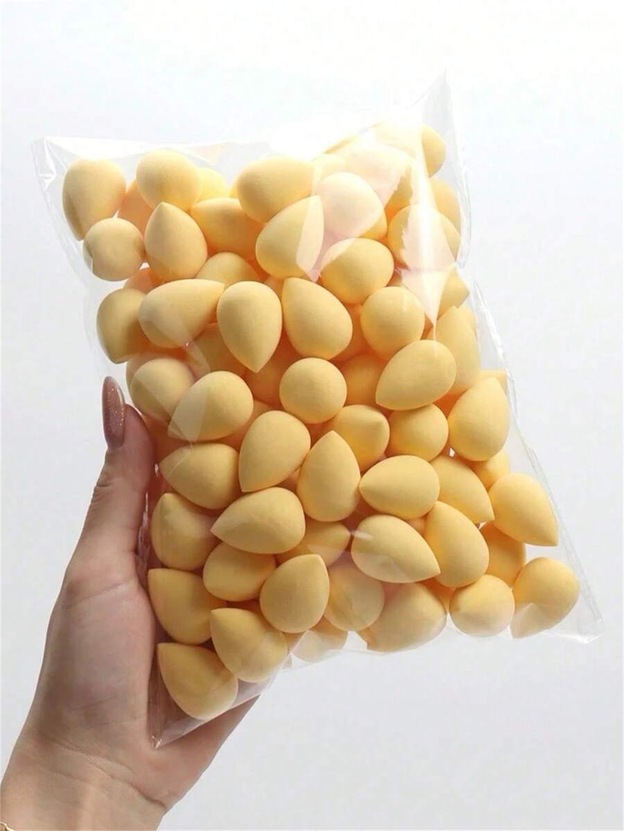 5 件/10 件迷你可爱化妆海绵，精细细节覆盖化妆海绵粉扑，干湿两用柔软化妆工具 - 彩色 - 查看 1