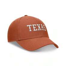 Gorra ajustable de los Texas Longhorns para hombre en color naranja texas de Nike - Naranja Quemada - Ver 3