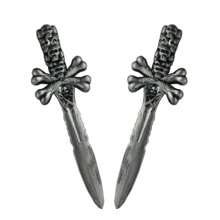 1pc Props Simulate Pirates Of The Caribbean Knives Pirate Weapons Toys Plastic Skull Knife/Christmas/Easter Gifts/Carnival