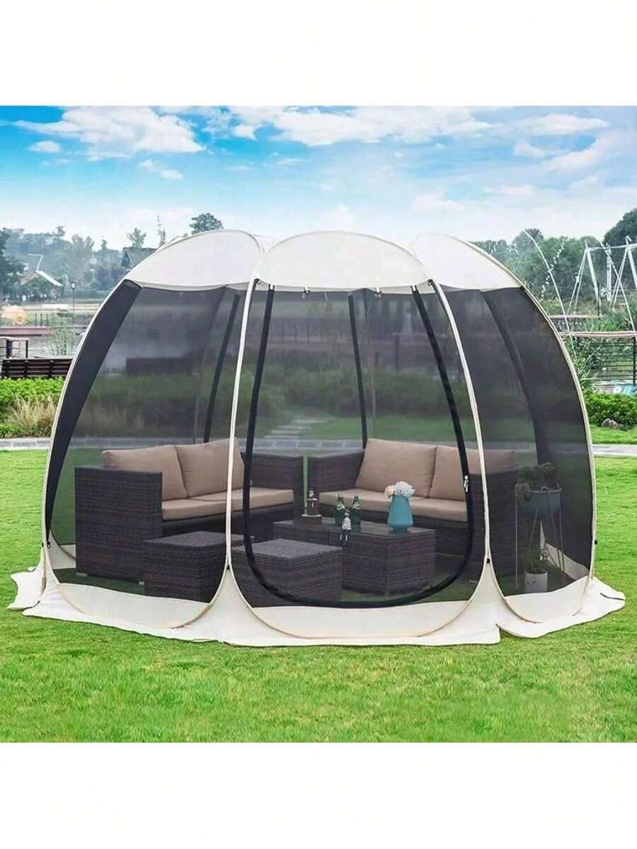 Pop Up Sun Shade, Screen House Room Camping Tent Outdoor Canopy Pop Up
