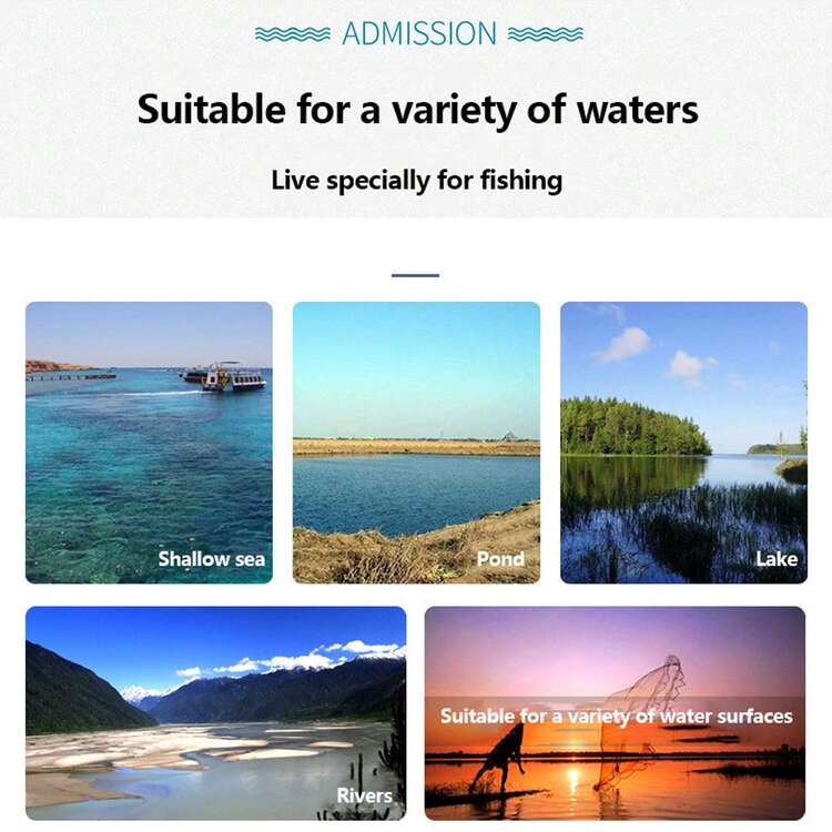 Casting Net Fishing Net For Manual Throwing 3m - 白色 - 查看 8