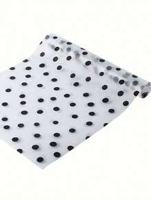 1 Cuộn Tấm Lót Kệ Trong Suốt Chấm Đen Cho Tủ Bếp Tấm Lót Ngăn Kéo Không Dính Tấm Lót Tủ Lạnh Tấm Lót Tủ Chống Trượt Cho Kệ Tấm Lót Tủ Chống Thấm Nước EVA Cho Phòng Tắm Nhà Bếp - màu đen - Xem 8