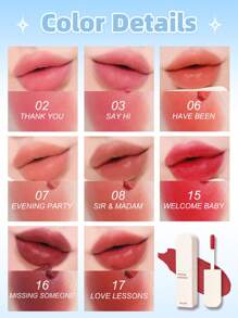 4U2 LOVE YOU BABE TINT MATTE#16 砖红色 牛奶咖啡 - #16 BRICK RED MILK COFFEE - 查看 5