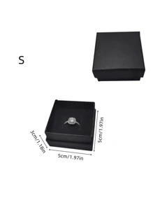 1/4 pezzi Scatola per gioielli, Scatola porta-orologi, Scatola porta-rossetti/cosmetici, Espositore per anelli/orecchini/collane, Armadietto porta-gioielli, Scatola porta-gioielli da viaggio, Scatola porta-gioielli a prova di polvere e anti-ossidazione, Regalo per lei